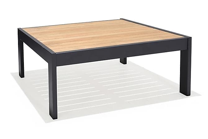 PALAU Cafebord 103 cm Grå/Teak