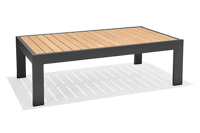 PALAU Cafebord 143 cm Grå/Teak
