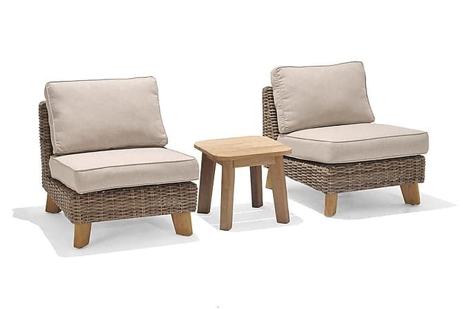 BAHAMAS Loungegruppe 2-seter Beige