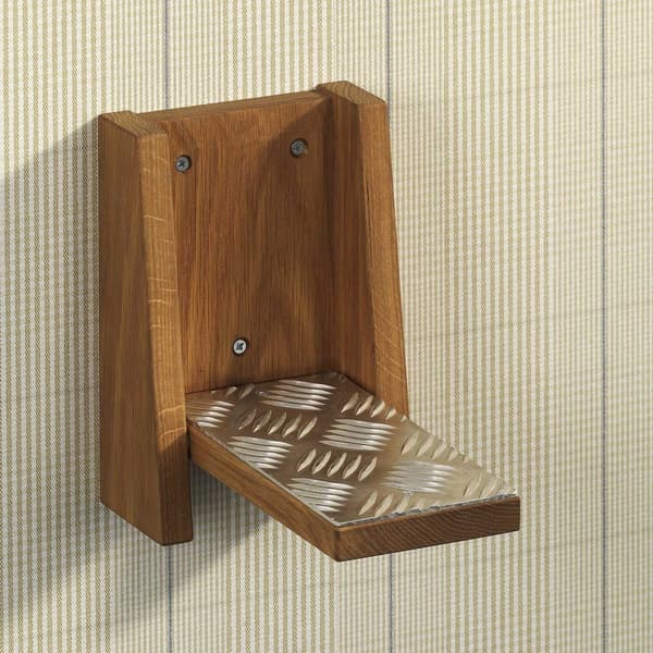 Oscar fotstöd fällbar oljad ek 15x22cm