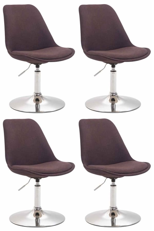 CLP Uppsättning av 4 matstolar Maverick Fabric