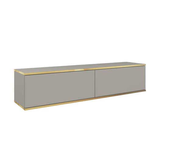 Elegant Tv-bänk BLUM Modern design med Push-to-Open-funktion B: 135 cm, H: 30 cm, D: 32 cm.