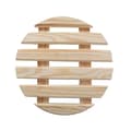Miniatyrbillede 3 af 3: Esschert Design Rund Plantevogn i træ 28,7x28,8x8,3 cm