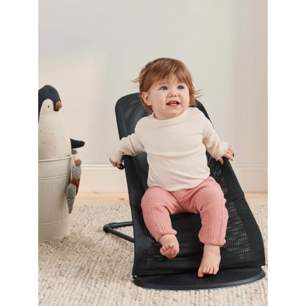 BabyBjörn Bouncer Bliss -sitteri, Black, mesh