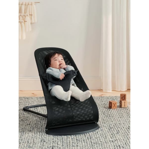 BabyBjörn Bouncer Bliss -sitteri, Black, mesh