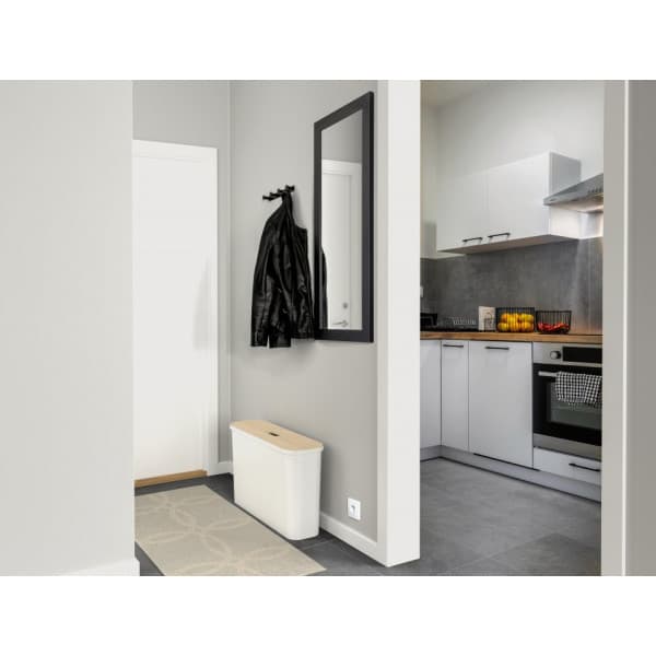 SmartStore Collect Slim 46 L med låg, hvid