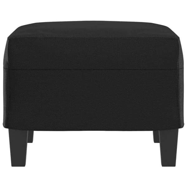 Fotpall svart 60x50x41 cm konstläder