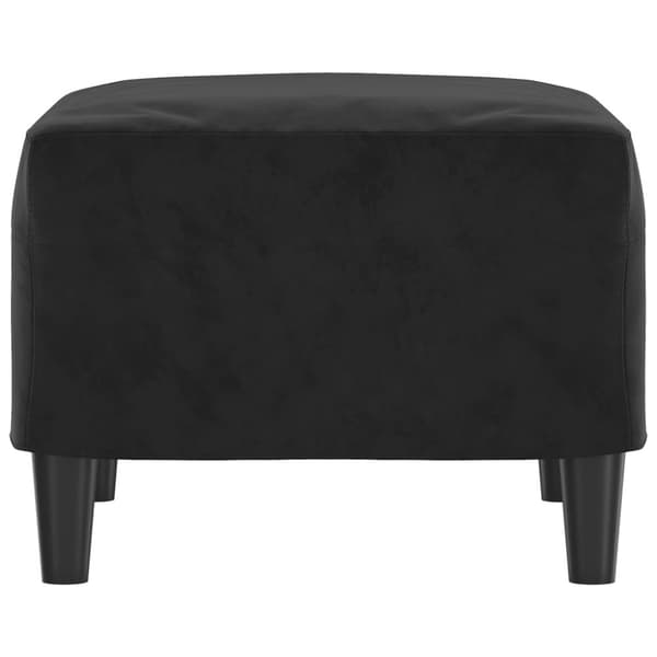 fodskammel 60x50x41 cm velour sort