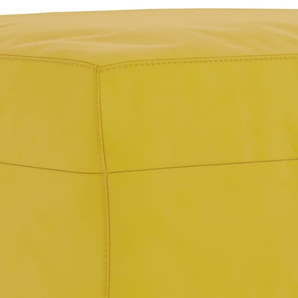 fodskammel 60x50x41 cm velour gul