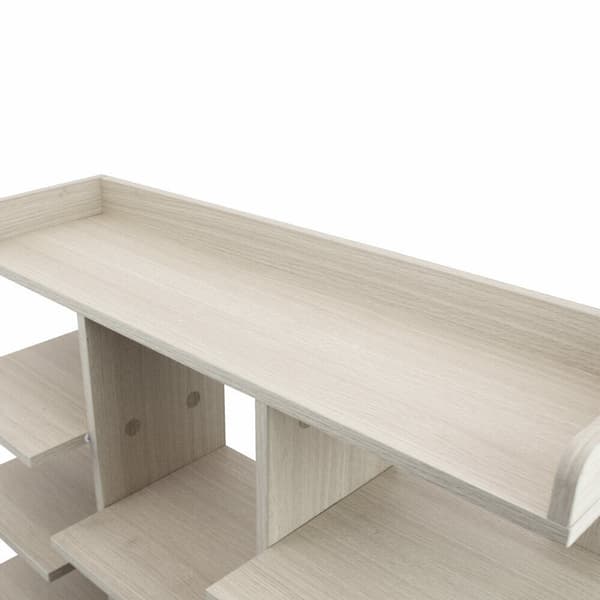 Skosk?p skost�ll med 13 fack 2 l?dor hylla MDF gr?