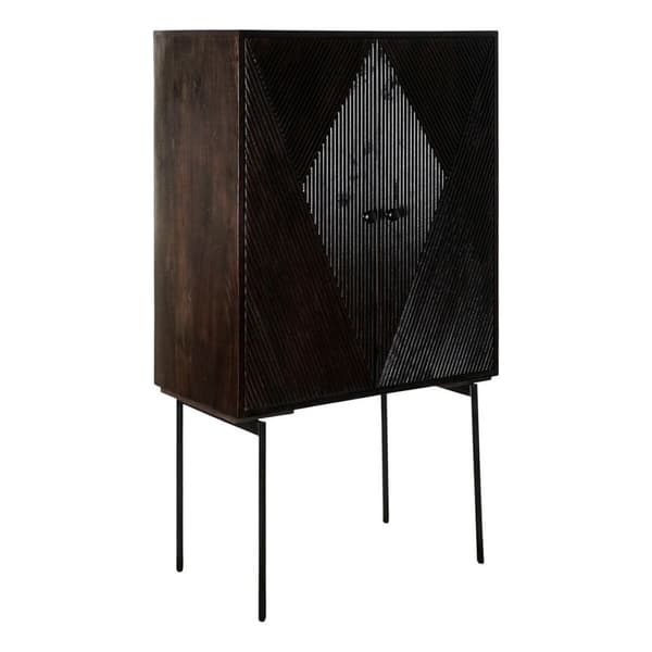Skænk DKD Home Decor Mangotræ (84 x 43 x 151 cm)