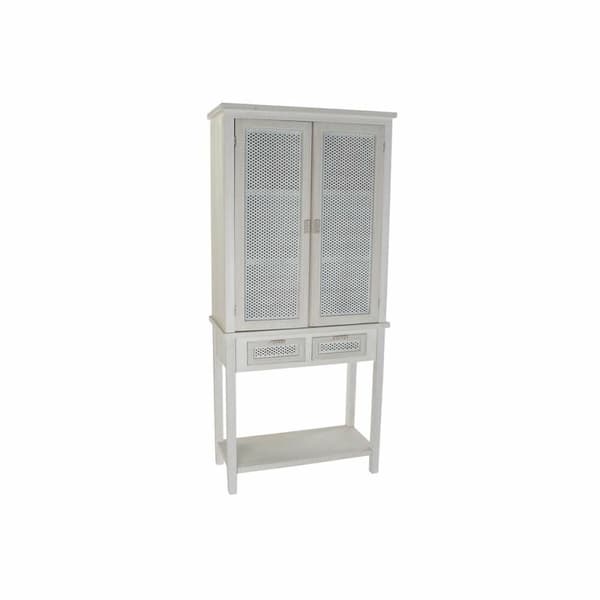 Skænk DKD Home Decor Hvid Træ Træ MDF 80 x 37,4 x 175,5 cm