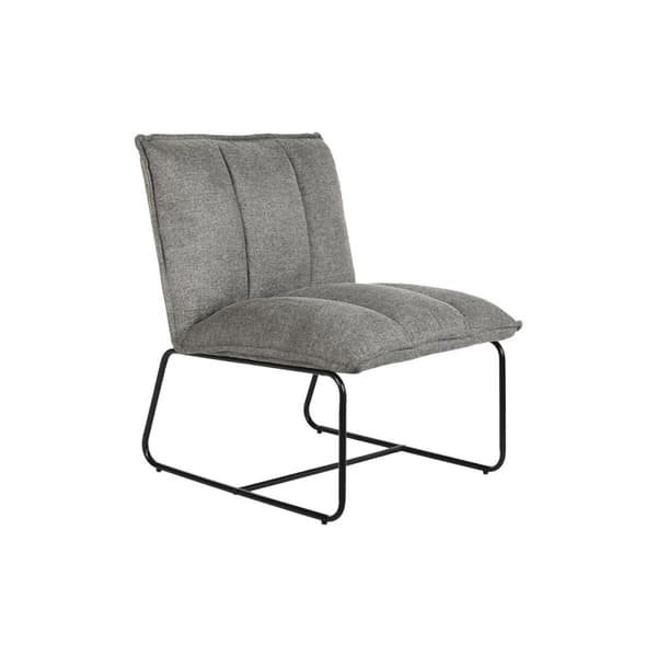 Lænestol DKD Home Decor Sort Grå Metal 66 x 71 x 77 cm
