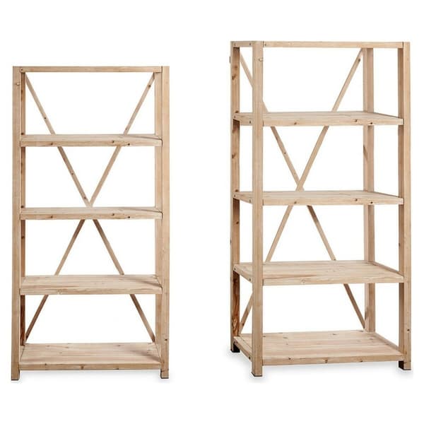 Hyllyt Ruskea Puu (40 x 160 x 105 cm)