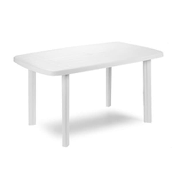 Sidobord IPAE Progarden 08330100 Hvid Harts (72 x 137 x 85 cm) - Elegant hvidt sidobord til haven (72 x 137 x 85 cm)