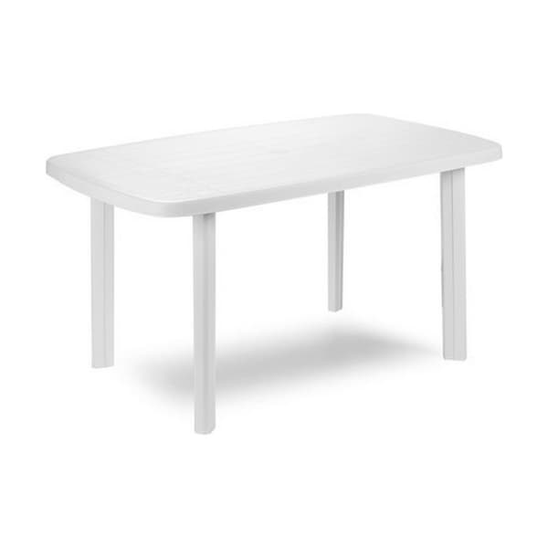 Sidobord IPAE Progarden 08330100 Hvid Harts (72 x 137 x 85 cm) - Elegant hvidt sidobord til haven (72 x 137 x 85 cm)