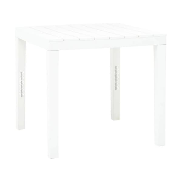 Spisebord IPAE Progarden Bali 78x78x72 cm - Holdbart polypropenbord til haven med balinesisk design. Perfekt til terrassen!