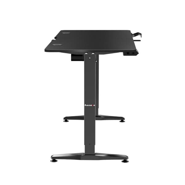 Svart Skrivbord Huzaro HZ-Hero 8.5 - 140 x 60 cm - Praktiskt och stilrent skrivbord för arbetsplatsen hemma eller på kontoret.