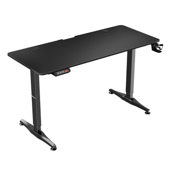 Svart Skrivbord Huzaro HZ-Hero 8.5 - 140 x 60 cm - Praktiskt och stilrent skrivbord för arbetsplatsen hemma eller på kontoret.
