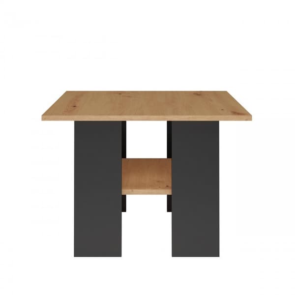 MODERNA bord 60x60xH45 hantverks ek/svart