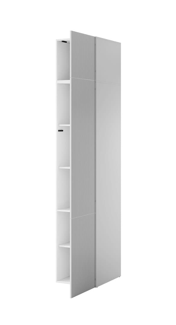 PAFOS 1D garderobe OVER 45x55,5x45 mat hvid