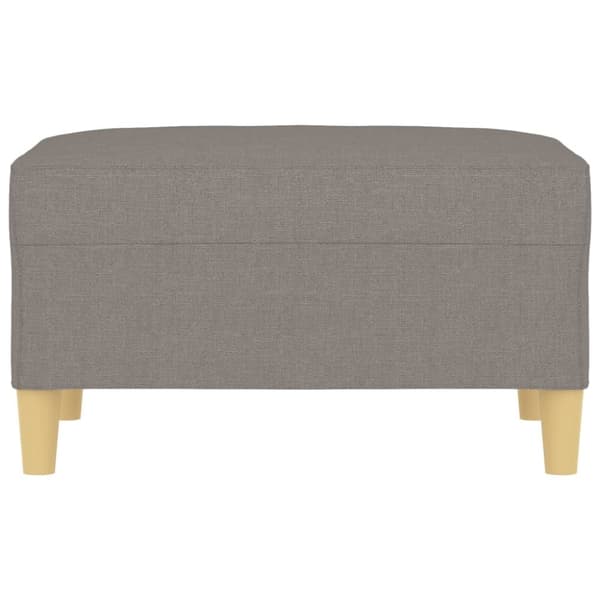 Fotpall Taupe 70x55x41 cm tyg