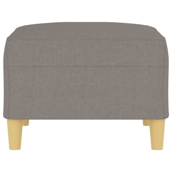 Fotpall Taupe 70x55x41 cm tyg