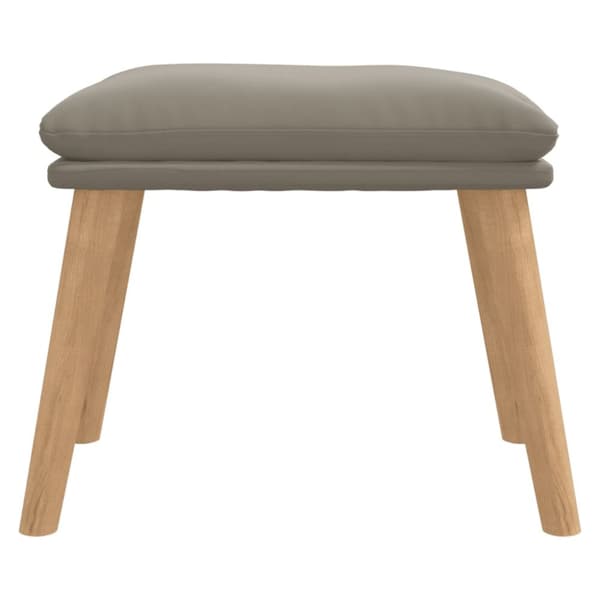 fodskammel 45x29,5x35 cm fløjl lysegrå