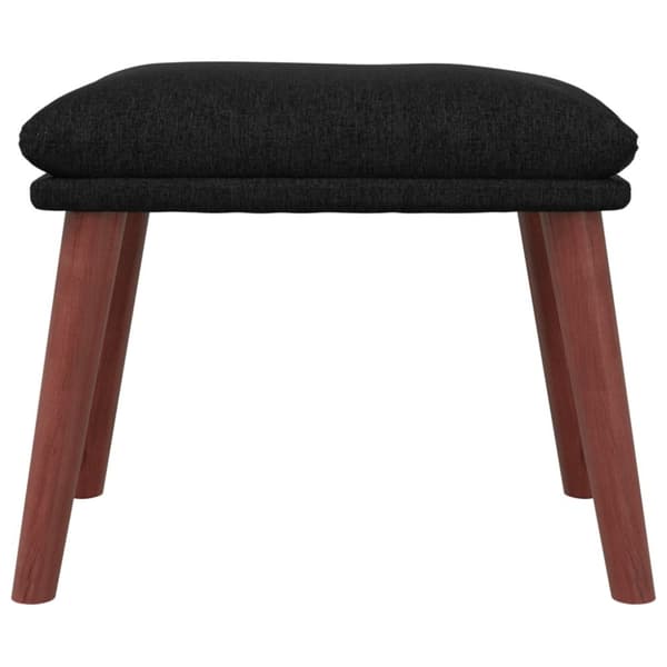 fodskammel 45x29,5x35 cm stof sort