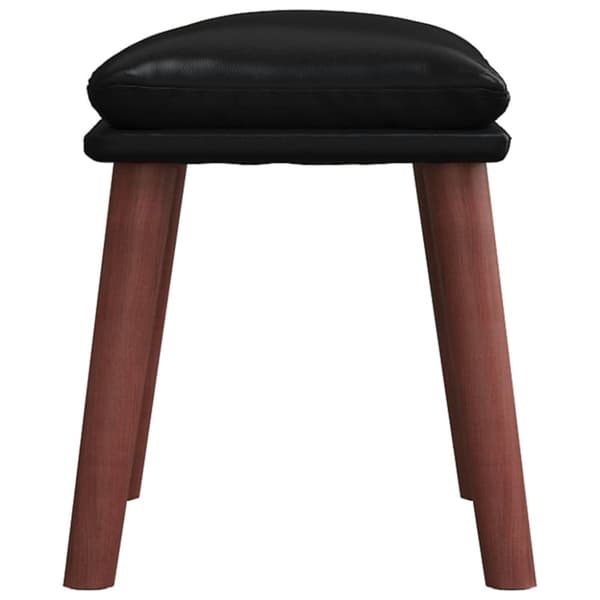 fodskammel 45x29,5x35 cm kunstlæder sort
