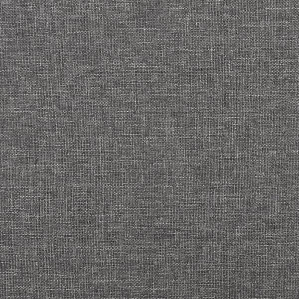 Fotpall ljusgrå 45x29,5x35 cm tyg