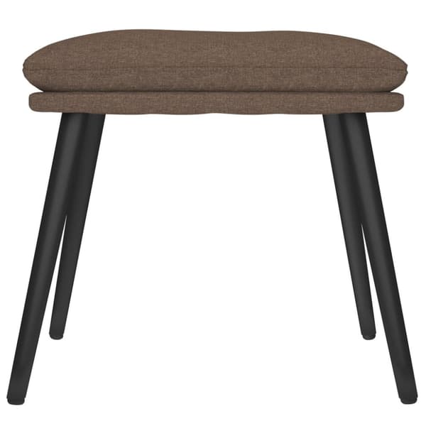 Fotpall taupe 45x29,5x35 cm tyg