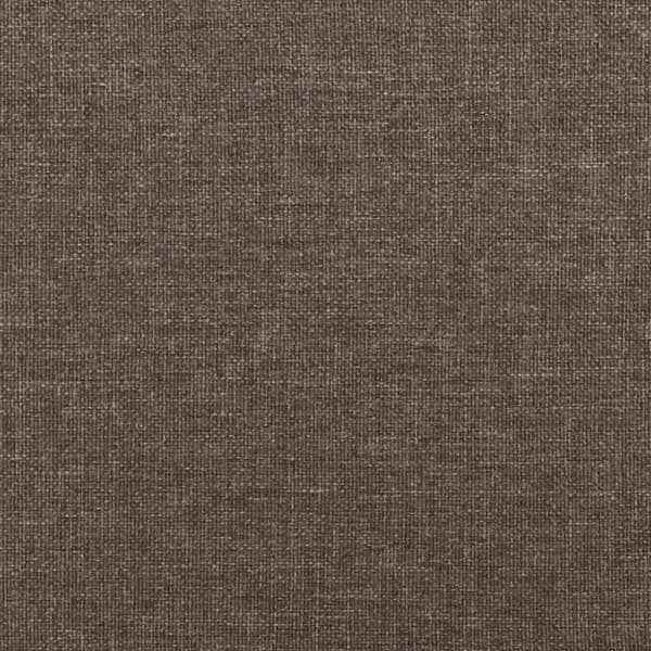 Fotpall taupe 45x29,5x35 cm tyg