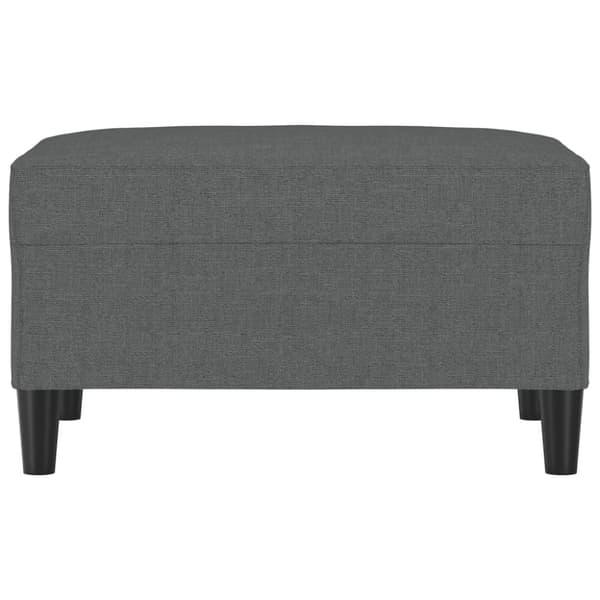Fotpall mörkgrå 70x55x41 cm tyg