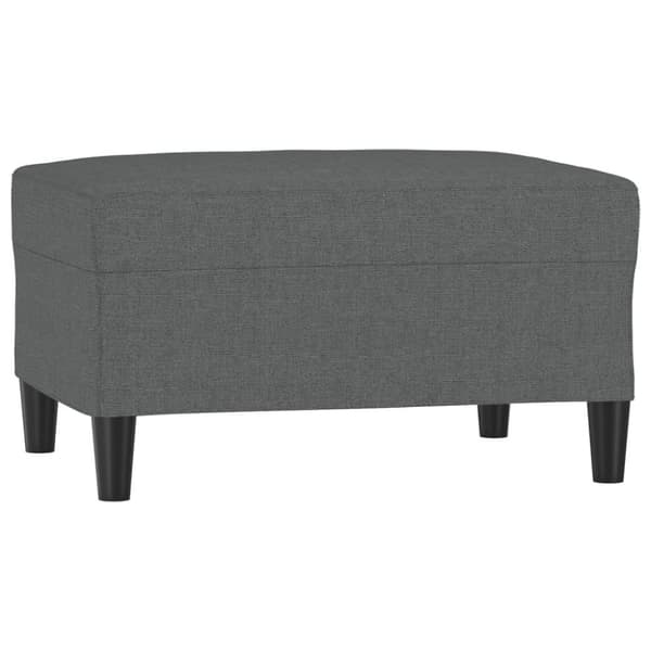 Fotpall mörkgrå 70x55x41 cm tyg