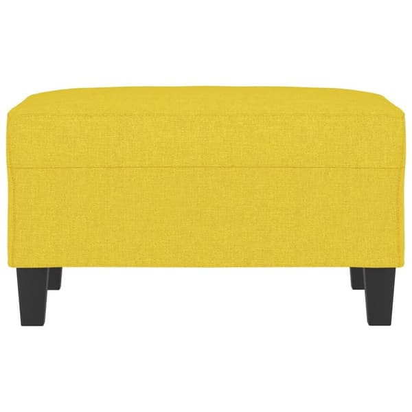 fodskammel 70x55x41 cm stof lysegul