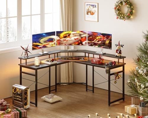 Pelipöytä  L-Shape USB 220V 129x129 cm
