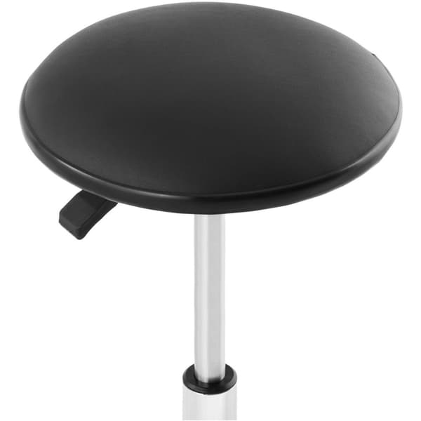Pall, verkstadsarbetsstol med fotstöd, 120 kg, 530-800 mm, svart