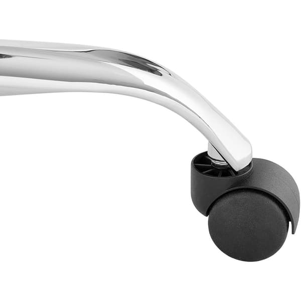 Selkänojalla varustettu työtuoli CHROM 120 kg asti 450-585 mm musta