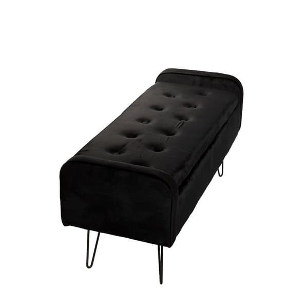 Penkki | VENLO | samettimusta | 100x39x45cm | 820811