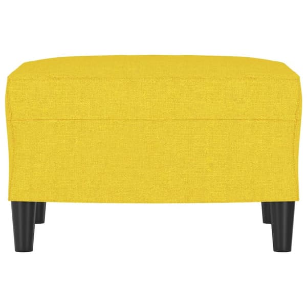 fodskammel 60x50x41 cm stof gul