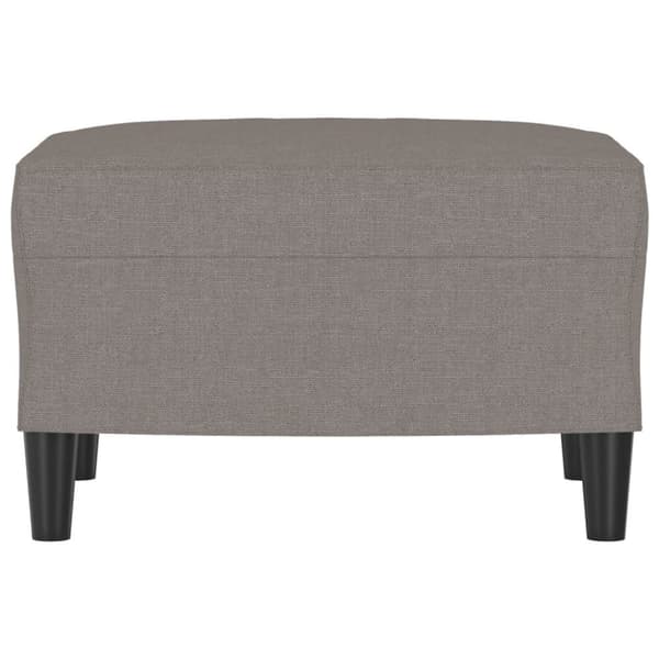 fodskammel 60x50x41 cm stof gråbrun