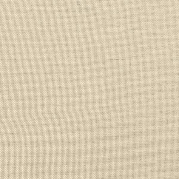 fodskammel 60x50x41 cm stof cremefarvet