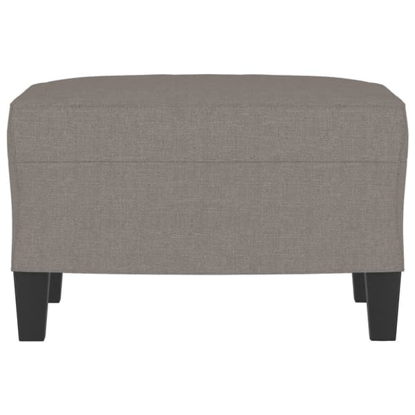 Fotpall Taupe 60x50x41 cm tyg