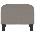 Miniatyrbild 4 av 7: Fotpall Taupe 60x50x41 cm tyg