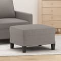 Miniatyrbild 1 av 7: Fotpall Taupe 60x50x41 cm tyg