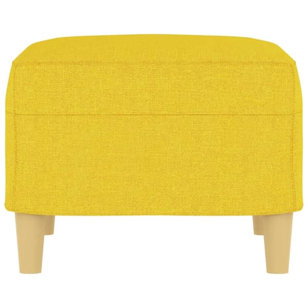 fodskammel 60x50x41 cm stof gul