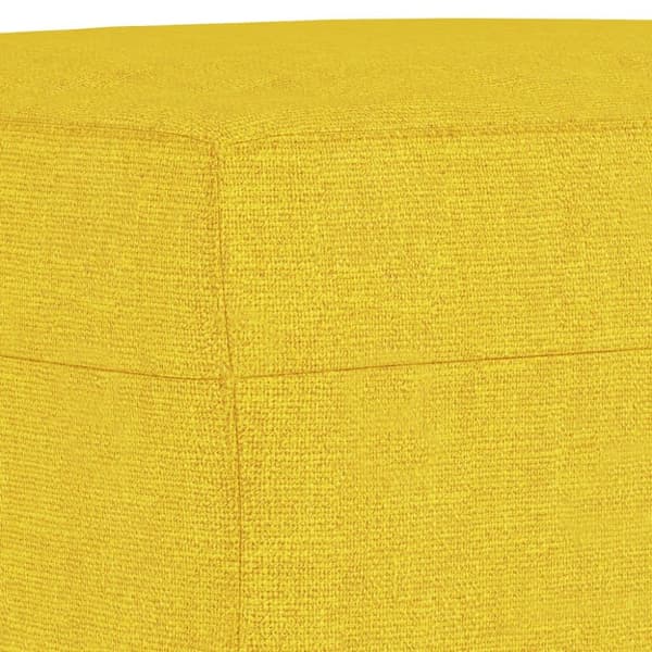 fodskammel 60x50x41 cm stof gul