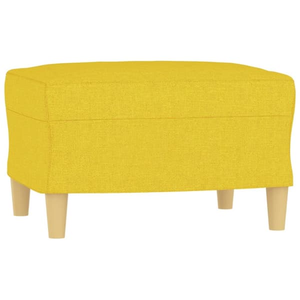 fodskammel 60x50x41 cm stof gul
