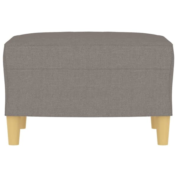 fodskammel 60x50x41 cm stof gråbrun